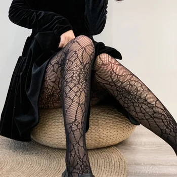 Gotikos Triko Clubwear Seksualus Cosplay Kostiumų žvejybos tinklas Kojinės Nailono aukštakulniais Pėdkelnės Plius Dydis Moterų, Dovana Draugei