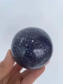 Gražus gamtos violetinė žėručio krištolo rutulį natūralių kristalų energijos kamuolys 60-65mm