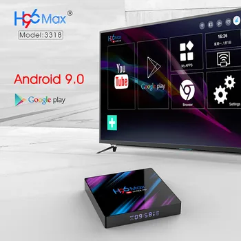 H96 MAX Smart Android iptv lauke RK3318 Quad Core, 4GB 32GB 64GB Android 9.0 4K Media Player 