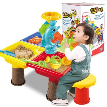 HiMISS 1 Set Žaisti Smėlio Žaislas Kūdikiui Vandens, Smėlio ir Gilinimo Priemonių Vaikams Paplūdimys Lentelė Vaikų Žaislai Vaikams Juokinga Vaizduotės Žaislai