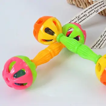 Interaktyvus Papūga Žaislų Bitė Atsparus Naminių Paukščių Kramtyti Žaislas Kūrybos Dukart Galvos Tuščiaviduriai Barška Kamuolys, Žaislai Bell Paukščių Prekes