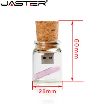 JASTER usb 2.0 nutolimas buteliuko dėžutės modelis usb2.0 32GB usb flash drive pendrive 4GB 8GB 16GB Graži dovana pen ratai