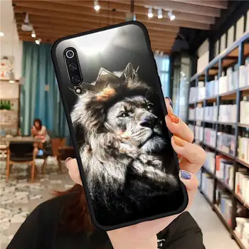 Liūtas, tigras gyvūnų kietas Telefonas Padengti Fundas Už Xiaomi Redmi 7 9t 9se k20 mi8 max3 lite 9 8 pastaba 9s 10 pro
