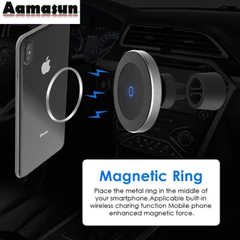 Magnetinio Automobilinis Įkroviklis IPhone 11/12 Pro Max QI Magsafe Belaidžio Įkrauti Telefono Turėtojas 15W Greito Įkrovimo už 