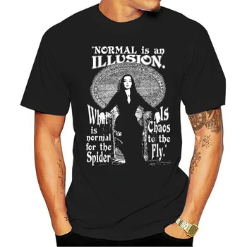 Morticia Addams Normal Is An Illusio Classic Movie T Shirt Size S To 3Xl