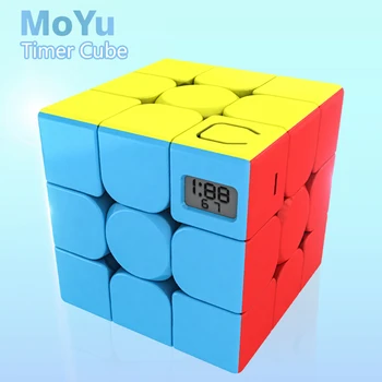 Moyu Meilong 3x3x3 Magija Laikmatis Kubo Cubing Klasėje Profissional Konkurencijos Greičio Įspūdį Cubo Magico Stickerless Žaislai Vaikams