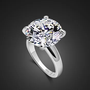 Naujas 925 Sterling Silver Crystal Dalyvavimas Nagų Dizaino Karšto Parduoti Žiedus Moterims 5A Balta Kubinis Cirkonis Moterų Vestuvių Papuošalai