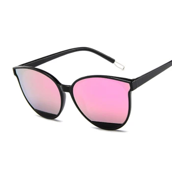 Naujas Retro Seksualus Veidrodis Akiniai nuo saulės Moterims Prekės ženklo Dizaineris Prabangių Senovinių Cat Eye Juodi Saulės Akiniai Moterų Ponios UV400 Oculos