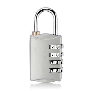 NAUJĄ Slaptažodį Užraktas 4 Skaitmenų Rinkimo Saugumo apsauga Slaptažodžiu Derinys Lagaminą Bagažo Metalo Kodą, Slaptažodį Lock Spynos Kelionės Patinų
