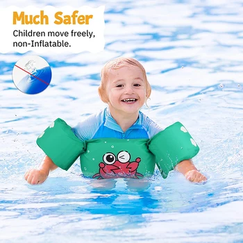 Ne-Pripučiamas Baseinas Priedai Kūdikių Floaties Arm Sleeve Gelbėjimosi Liemenė Maudymosi Kostiumėlį Putų Saugos Plaukimo Mokymo Plūduriuojantis Baseine Plaukti
