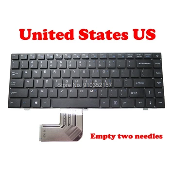 Nešiojamas Tuščia 2 Smeigtukai Klaviatūros Jumper Už EZBook 3 Plius MB11 14' anglų kalba JAV, prancūzijos FR rusijos RU Black Naujas
