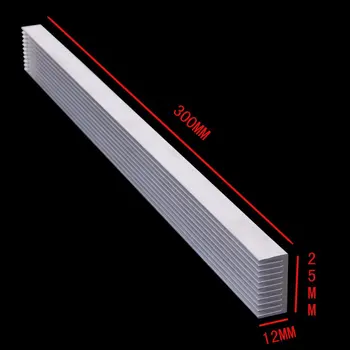 Patvarus Aliuminio Heatsink Aušinimo 4 x 3 W/ 12 x 1W LED