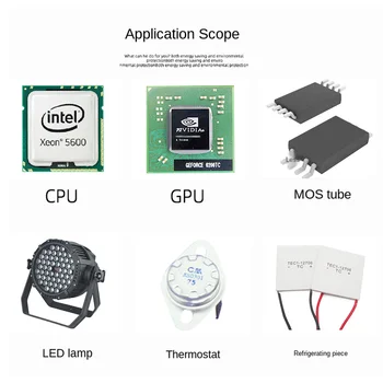 Pilka Silikono Junginių Terminės Pastos Laidžios Tepalas Heatsink For CPU GPU Chipset nešiojamojo kompiuterio Aušinimo su grandiklis