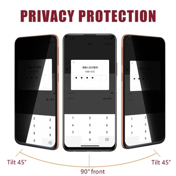 Privacy Screen Protector Padengti Huawei Honor 10 20 Lite Peržiūrėti 30 Pro 10i 30i 20i 20E 20S 30S Stabdžių Peeping Grūdinto Stiklo Plėvelės