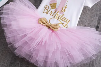 Pyragas Sutriuškinti Vaikiška Apranga Vaikams Gimtadienio Suknelė Baby Girl Tutu Šalis Princesė Dress Naujagimių Suknelė Naujųjų Metų Kalėdų Kūdikių Suknelė