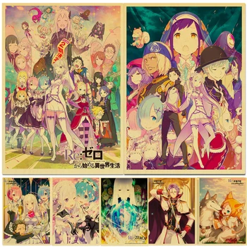 ReLife kitame pasaulyje nuo nulio Plakatai Japonų Anime Retro Plakatai, Sienų Lipdukai Kraft Popieriaus Spausdina Namų Dekoro Tapyba