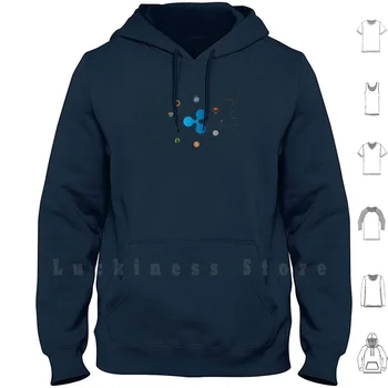 Ripple hoodies Kriptografijos Cryptocurrency Bitcoin Bitcoin Pinigų Raizginys Iota Blockchain Nem Neo Xrp