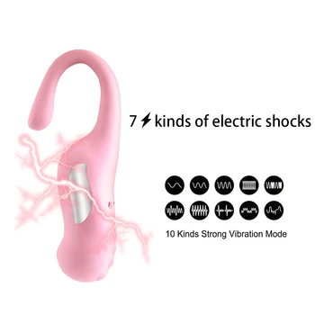 Sekso Žaislai Moteris Nuotolinio Valdymo Šuolis Kiaušinių 7 Greičių G-spot Elektros Smūgio Vibratorius Orgazmas-Klitorio Stimuliatorius