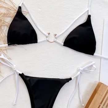 Seksualus, Moterų Maudymosi Kostiumėlį 2021 Micro Bikini Braziliška Bikini Komplektas Thong Biquini Maudymosi Kostiumėliai Moterims, Maudymosi Kostiumą, Plaukimo Kostiumai Bikini