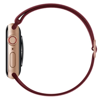 Silikono Solo Kilpos Diržas, Apple Watch 6 Juosta 40mm 44mm už iWatch 