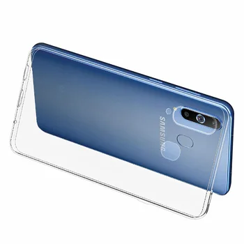 Skaidrus Telefono Padengti Samsung Galaxy A8S SM-G8870 2019 Minkšta Lanksti TPU Silikoninis Apsauginis Dangtelis GalaxyA8S 6.4 colių