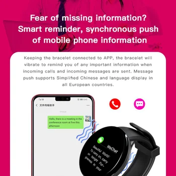 Smart Watch Spalvų Ekrano Stebėti Širdies Ritmą, Kraujo Spaudimą Sveikatos Sveikatingumo Takelį Sporto Apyrankės Unisex Smartwatch Laikrodį Laikrodžiai