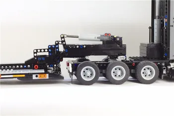 SS-13477 Suderinamas su LEGO Užsakymą MACK Mažas Berniukas Priekaba Kūrimo Bloką Dideli puspriekabės, Priekabos Asamblėjos Švietimo Žaislai