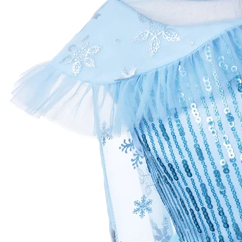 Suknelė Elsa Suknelės Mergaitėms Princesė Grupė Elsa Kostiumas Sniego Karalienė Helovyno Cosplay Elza Vestidos Kalėdų Mergaičių Aprengti