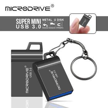 Super mini usb 3.0 Flash Drive, 128GB 64GB 32GB didelės spartos 16GB 8GB 4GB atminties Flash USB3.0 Klijuoti mažas u disko nemokamas pristatymas