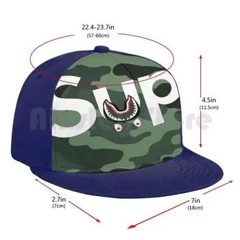 Sushark Beisbolo kepuraitę Reguliuojamas Snapback Skrybėlės Hip-Hop Hypebeast 3D Nesveikas Madinga 