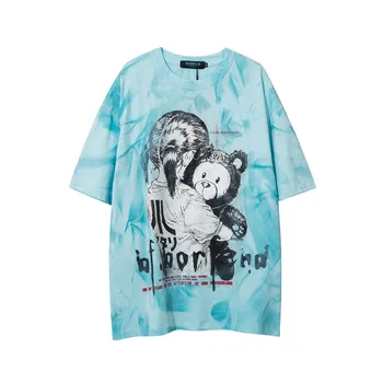 UNCLEDONJM Naują atvykimo 2021 grafinis tshirts negabaritinių marškinėliai Hip-Hop Streetwear Marškinėlius Harajuku Vasaros vatos Pagaliukai Tees UBO2144