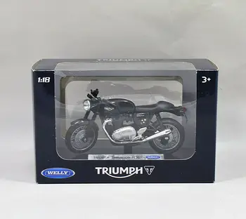 Welly 1:18 TRIUMFAS Thruxton 1200 Motociklo, Dviračio Modelis Naujas Žaislas Langelyje,
