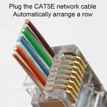 Xintylink rj45 cat6 jungtis cat5e cat5 FTP, SFTP STP ethernet kabelio galuose rg rj 45 tinklo cat 6 metalo ekranuoti lan lizdas