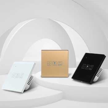 ZigBee3.0 Smart Switch Sienos Jutiklinį Jungiklį ES/JK Dimeris/Ventiliatorius/Užuolaidų Jungiklis Tuya/smart gyvenimo APP Kontrolės Dirbti Su Alexa 