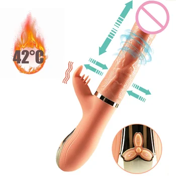Šildymo 15 Dažnio Tikroviškas Dildo, Vibratoriai Dirbtinės Varpos Masturbator Įkraunama Sūpynės Suaugusiųjų WomanSex Žaislai