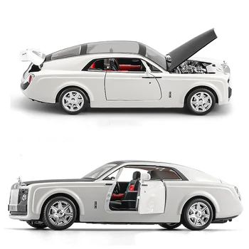 1:24 Rolls-Royce Sweptail Lydinio Automobilio Modelį Diecasts & Žaislinės Transporto Priemonės Žaislas Automobilis Metalo Surinkimo Automobilio Modelio Aukštos Modeliavimas Vaikų Žaislas