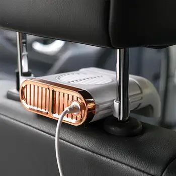 1 VNT Automobilių Sėdynės atlošo Ventiliatorius, 3-Greitis Reguliuojamas Silent Gale Aušinimo Mini USB 5V Automobilių Aušintuvas Multi-funkcija Auto Priedai