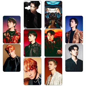 10vnt/set Kpop EXO 2021 Albumą nekovoja JAUSMAS Popieriaus Lomo Kortelės Naują Albumą Photocard Gerbėjai Kolekcija