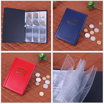 120 Monetų Saugojimui Penny Kišenių Pinigų, Albumas, Knyga, Rinkti Monetos Turėtojų Knygų Organizatoriui Rinkti Pinigus Organizatorius