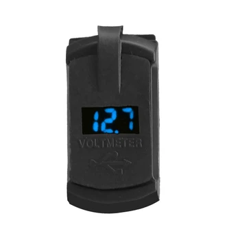 12V 24V Universalus Automobilinis Įkroviklis 4.2 Ekranas Įtampos Vandeniui Dual USB Auto Adapteris, Telefono Kroviklis, Skirtas 
