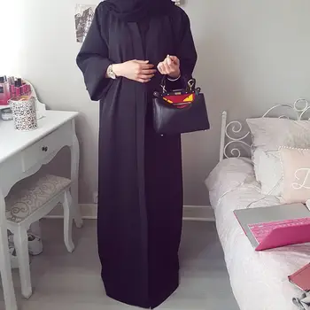 167Plain Abaja Dubajus Kimono Megztinis Turkija Hijab Musulmonų Suknelė Afrikos Suknelės Abayas Moterų Kaftan Dubajus Caftan Islamas Clothi