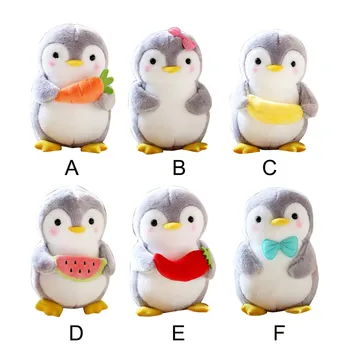 1pcs 25cm Kūrybos Hugging Vaisių Pingvinas Pliušinis Kimštiniai Žaislai, Kawaii Programinės įrangos Pora Pingvinas Pliušinis Lėlės Vaikams, Žaislas, Namų Dekoro