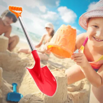 2021 Vasaros kastuvą Smėlio žaislas Vaikams, Vaikų Sniego Kastuvas Vaikams Paplūdimys Kastuvas Su Nerūdijančio Plieno Rankena juguetes playa