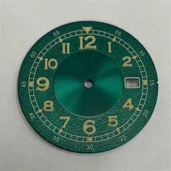 33.5 MM Watch Dial Žalios Šviesos Rinkimo už NH35 /NH36 /7S /4R Judėjimo Dalys