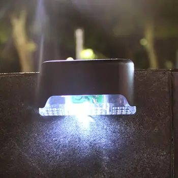 4pcs LED Saulės Denio Apšvietimas Pažangios Šviesos Kontrolės Režimas Vandeniui Lauko Sodo Kelias Kieme Kiemo Laiptais Žingsniai Tvora Lempos