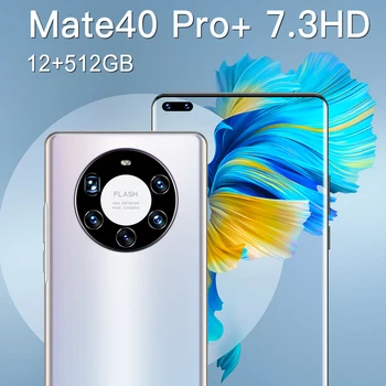 7.2 colių 4G 5G Ultra Mobiliųjų Telefonų Mate40 Pro+ 5000 mAh 