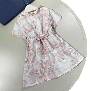 Aukščiausios klasės mergina plona suknelė, švarkelis, 2021 naujas vasaros suknelė vaikų miškų, klasikinis modelis atsitiktinis universalus mergaitės sijonas