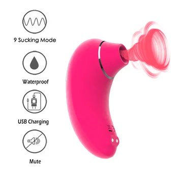 Clit Sucker Spenelių Vibratorius Čiulpti Klitorio Vaginos Stimuliatorius Sekso Žodžiu Lyžis Blowjob Kalba Vibracija Sekso Žaislai Moterims