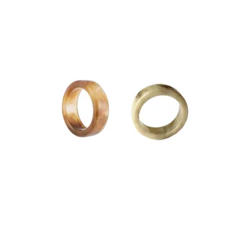 Derliaus Dervos Žiedai 2021 Tendencija Hip Pop Spalvinga Akrilo Plastiko Žiedai Moterims Dizainas Paprastas Stambusis Žiedai, Papuošalai, Aksesuarai,