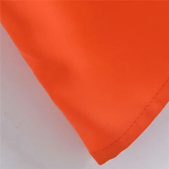 Dizainas oranžinės spalvos satino suknelė moterų vasaros suknelė 2021 super ilgas tunika, suknelė susiraukšlėjo laisvalaikio suknelė su trumpomis rankovėmis
